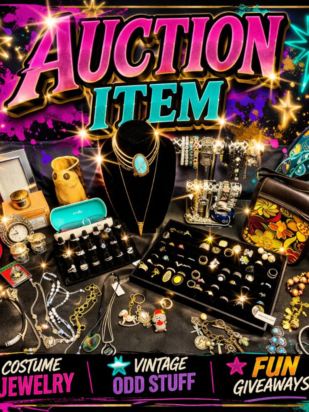AUCTION ITEM CARD for Live SHOW  | DO NOT BUY  |  PLEASE READ :)